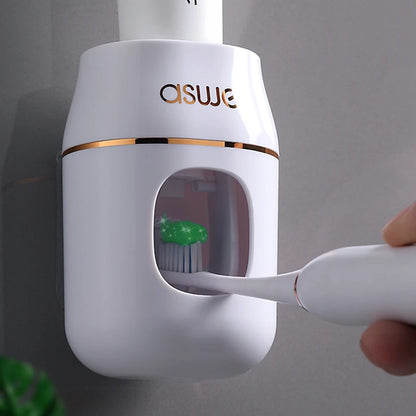 Wall Mounted Automatic Toothpaste Dispenser Set
