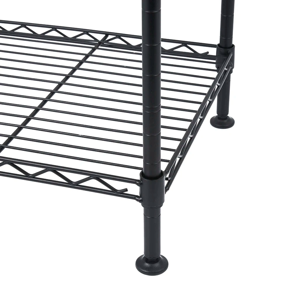 4-Tier Heavy Duty Industrial Wire Storage Rack