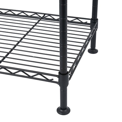 4-Tier Heavy Duty Industrial Wire Storage Rack