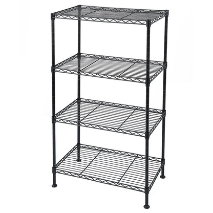 4-Tier Heavy Duty Industrial Wire Storage Rack