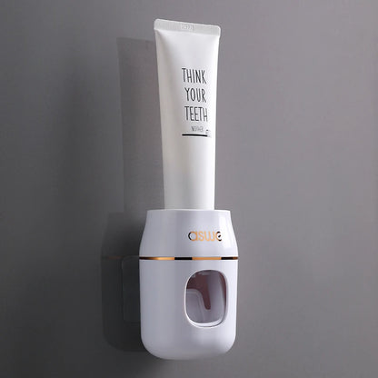 Wall Mounted Automatic Toothpaste Dispenser Set