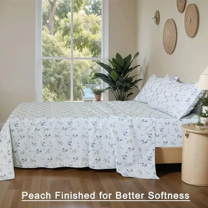 Organic Cotton Percale Cooling Sheet Set