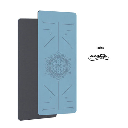 Non-Slip Yoga Mat with Alignment Guide