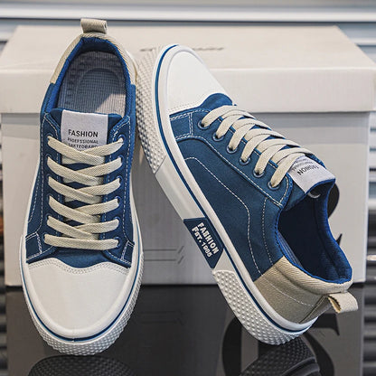 Men's Breathable Canvas Skateboarding Shoes