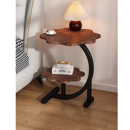 Medieval Cloud Double-Layer Round Side Table