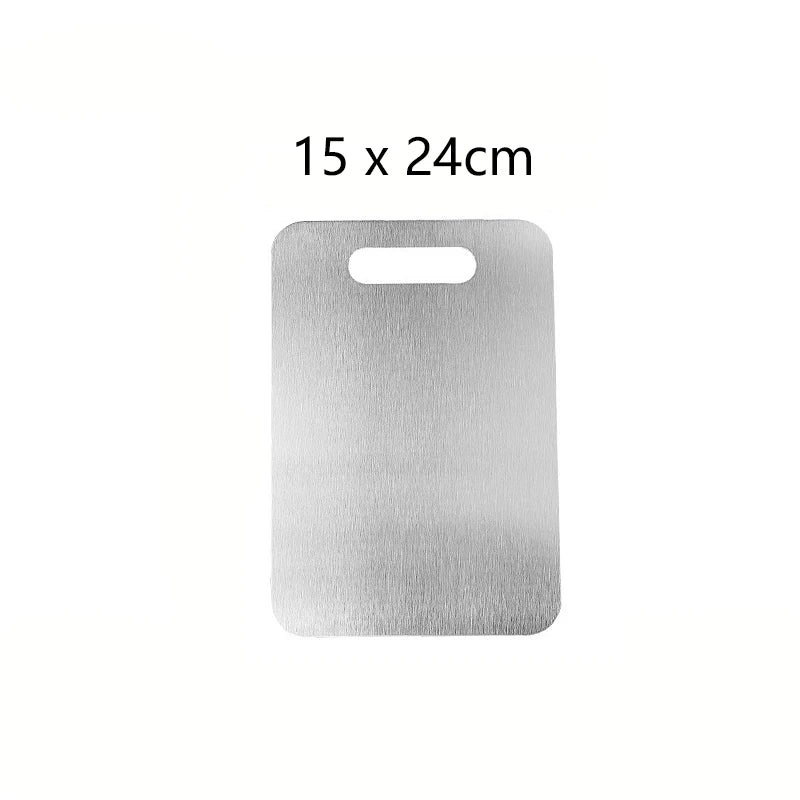 Titanium Stainless Steel Double Sided Cutting Board
