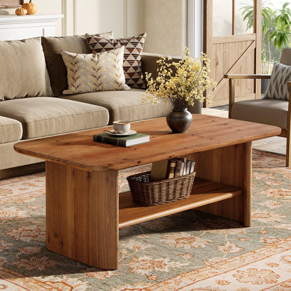 Solid Wood Coffee Table for Living Room