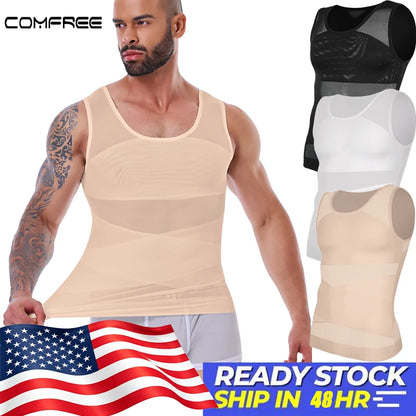 Men's Compression Shapewear Tank Top