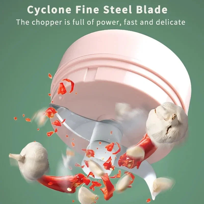 Mini Wireless USB Electric Garlic Vegetable Chopper