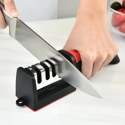 4 Segment Household Handheld Knife Sharpener