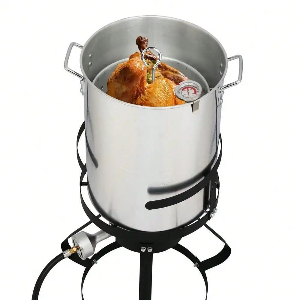 Propane 30Qt Turkey Fish Fryer Boiler Set
