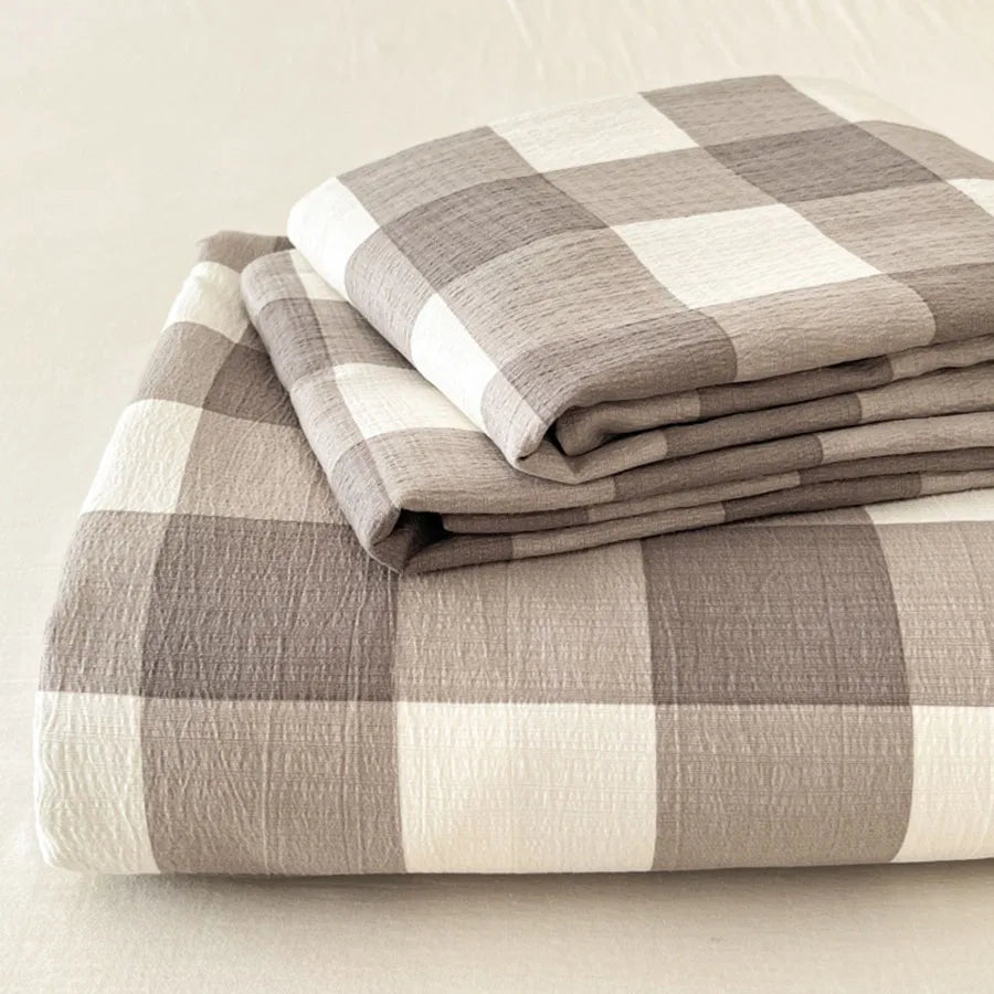 High Density Washed Cotton Sheet Set