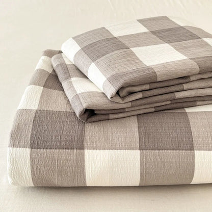 High Density Washed Cotton Sheet Set