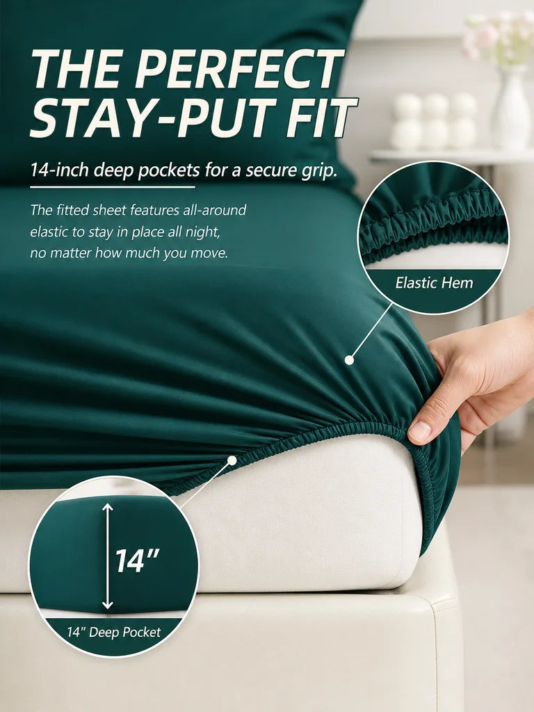 Complete Comforter and Sheet Bedding Set