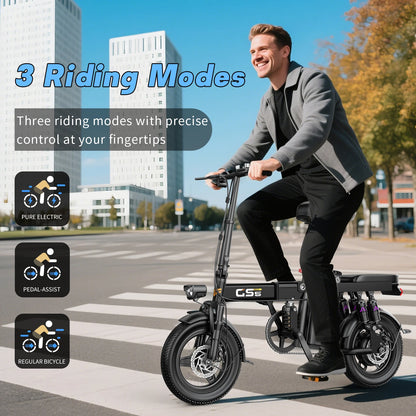 750W Folding Electric Bike Adult Commuter