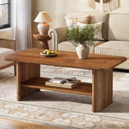 Solid Wood Coffee Table for Living Room