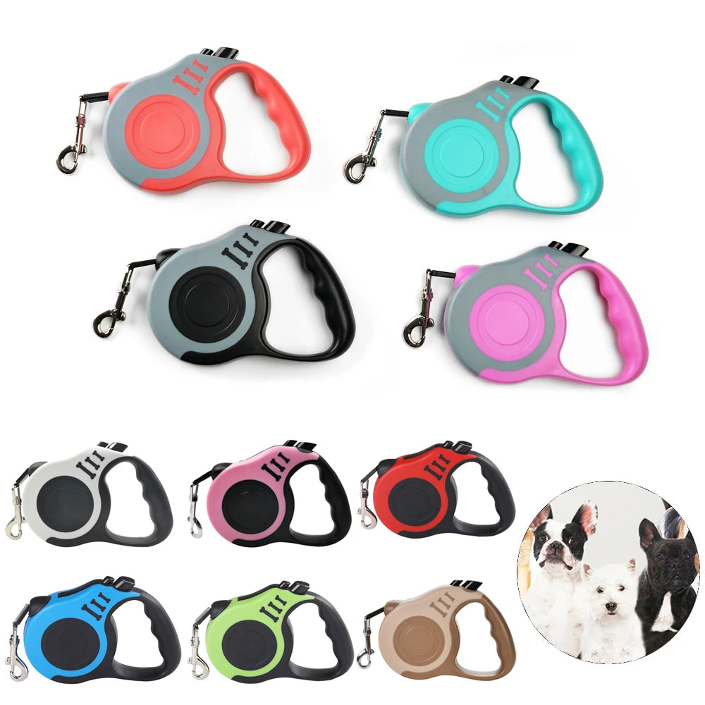 Durable Automatic Retractable Nylon Dog Leash
