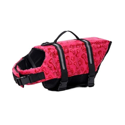 Reflective Adjustable High-Buoyancy Dog Life Jacket