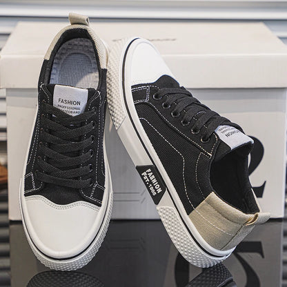 Men's Breathable Canvas Skateboarding Shoes