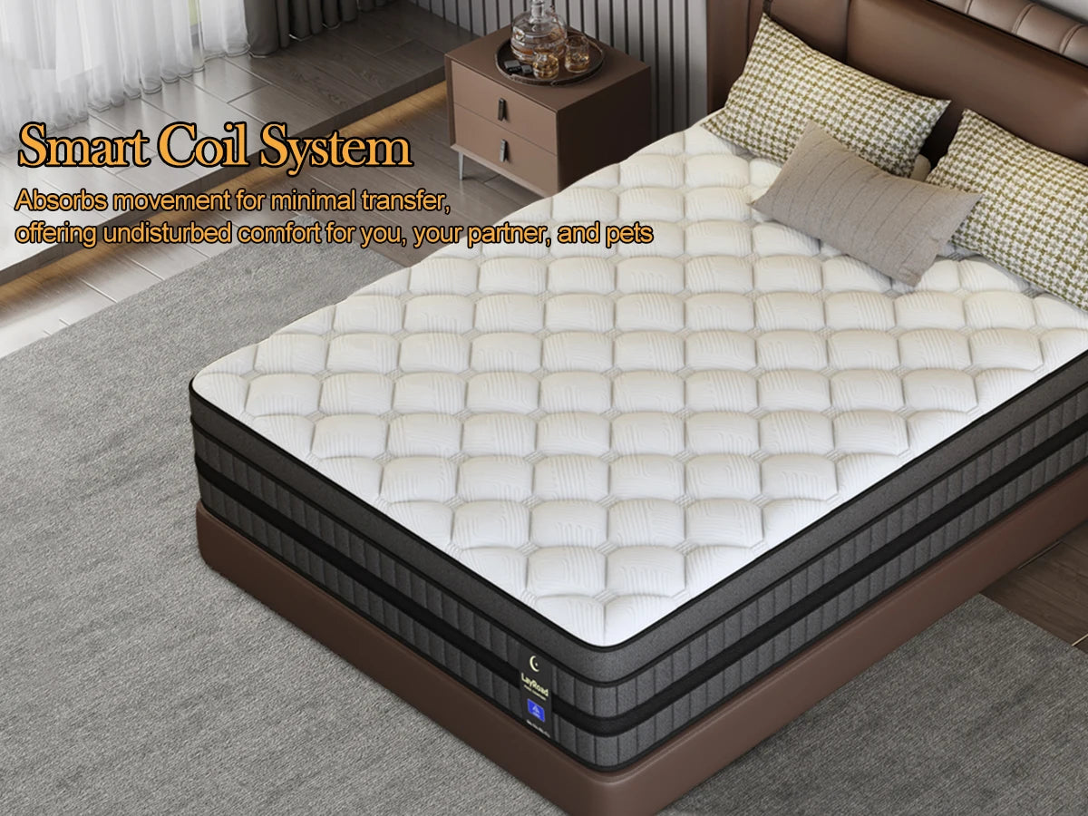 Cooling Gel Memory Foam Hybrid Mattress