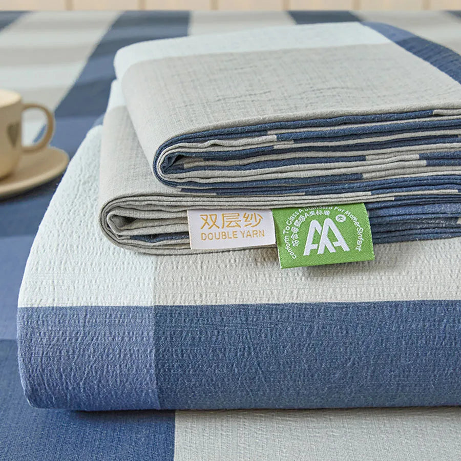 High Density Washed Cotton Sheet Set