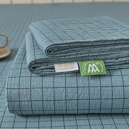 High Density Washed Cotton Sheet Set