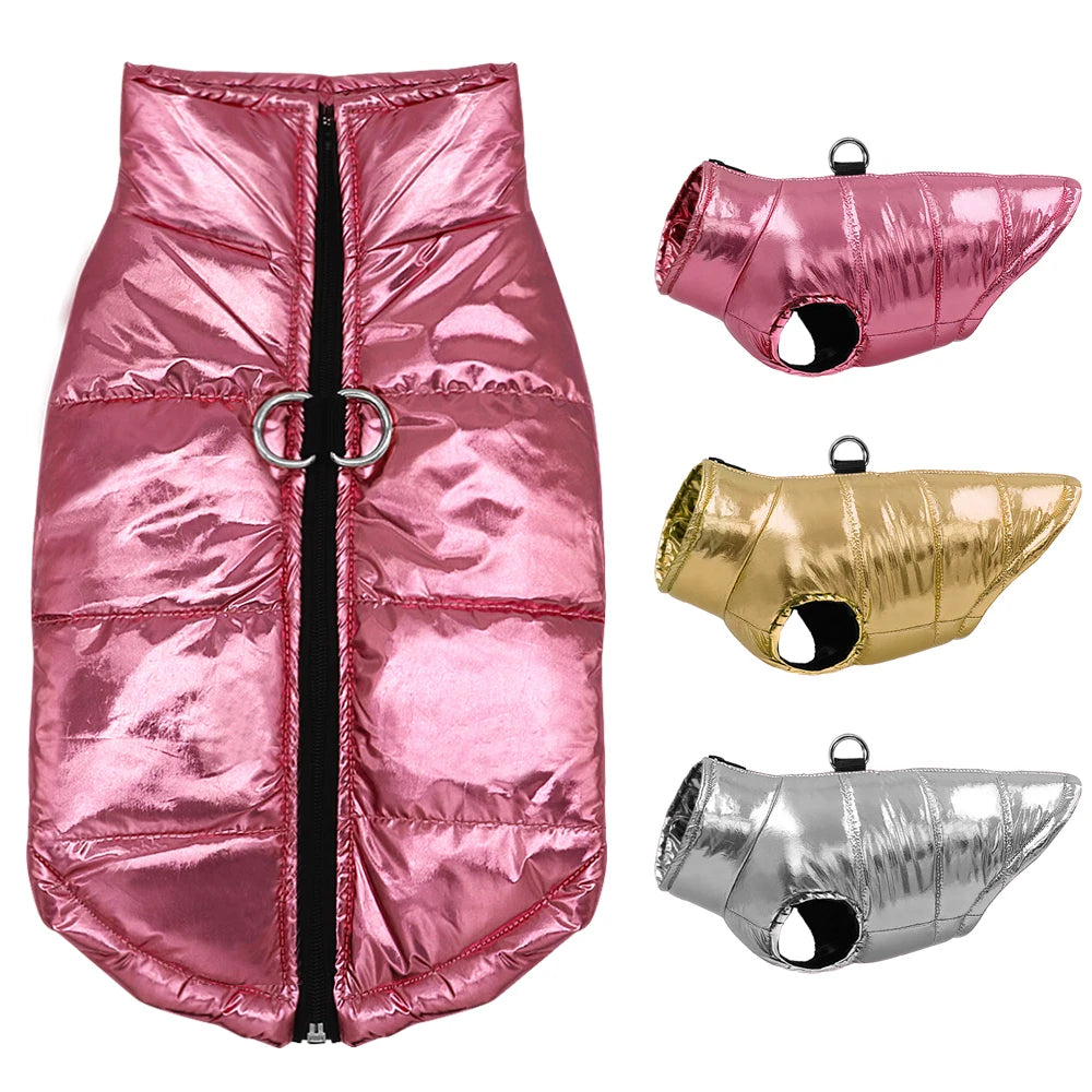Waterproof Winter Puffer Jacket for Small Dogs