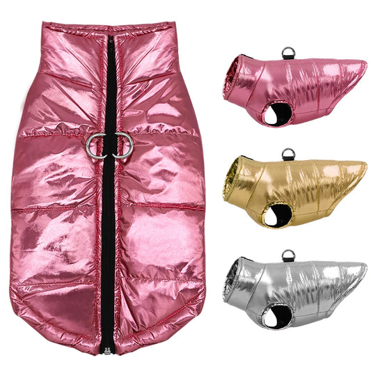 Waterproof Winter Puffer Jacket for Small Dogs