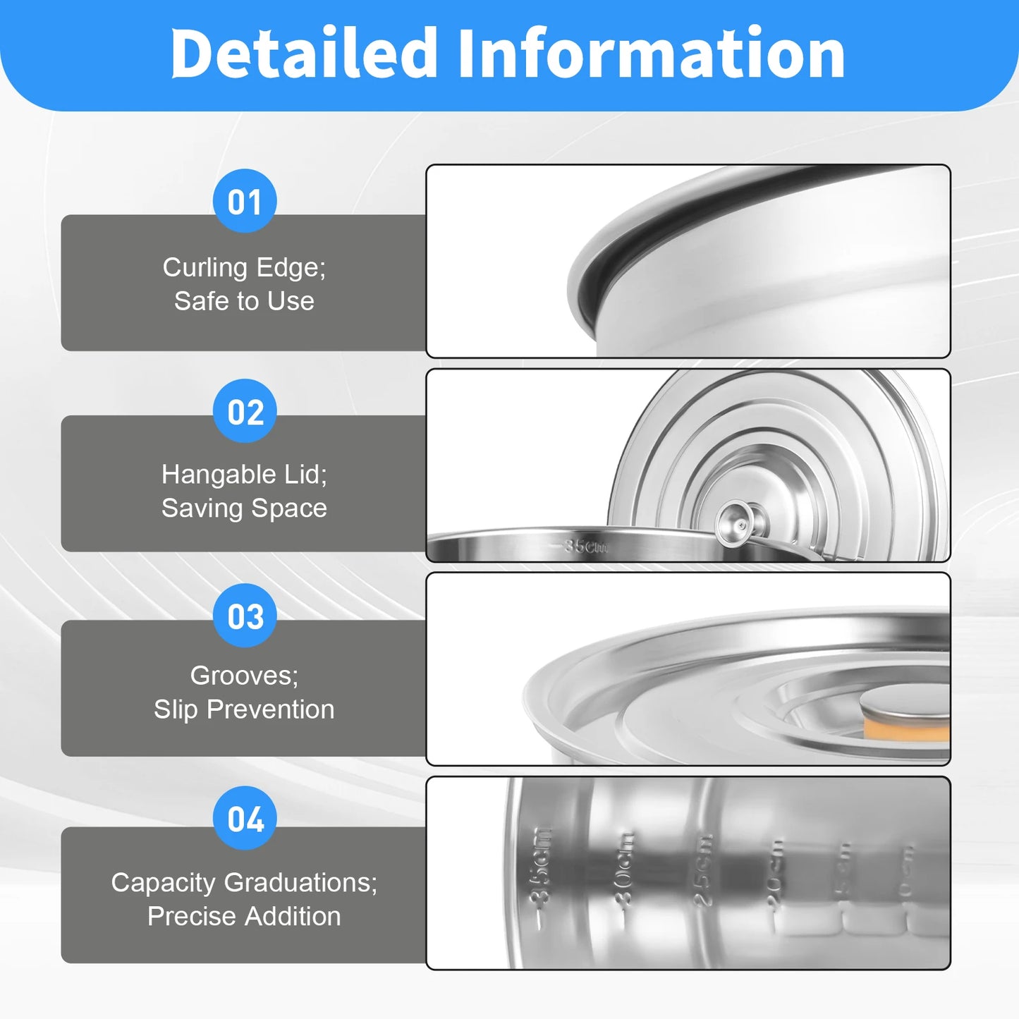 35L Stainless Steel Large Capacity Soup Pot
