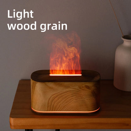 Flame Colorful LED Aroma Essential Oil Diffuse