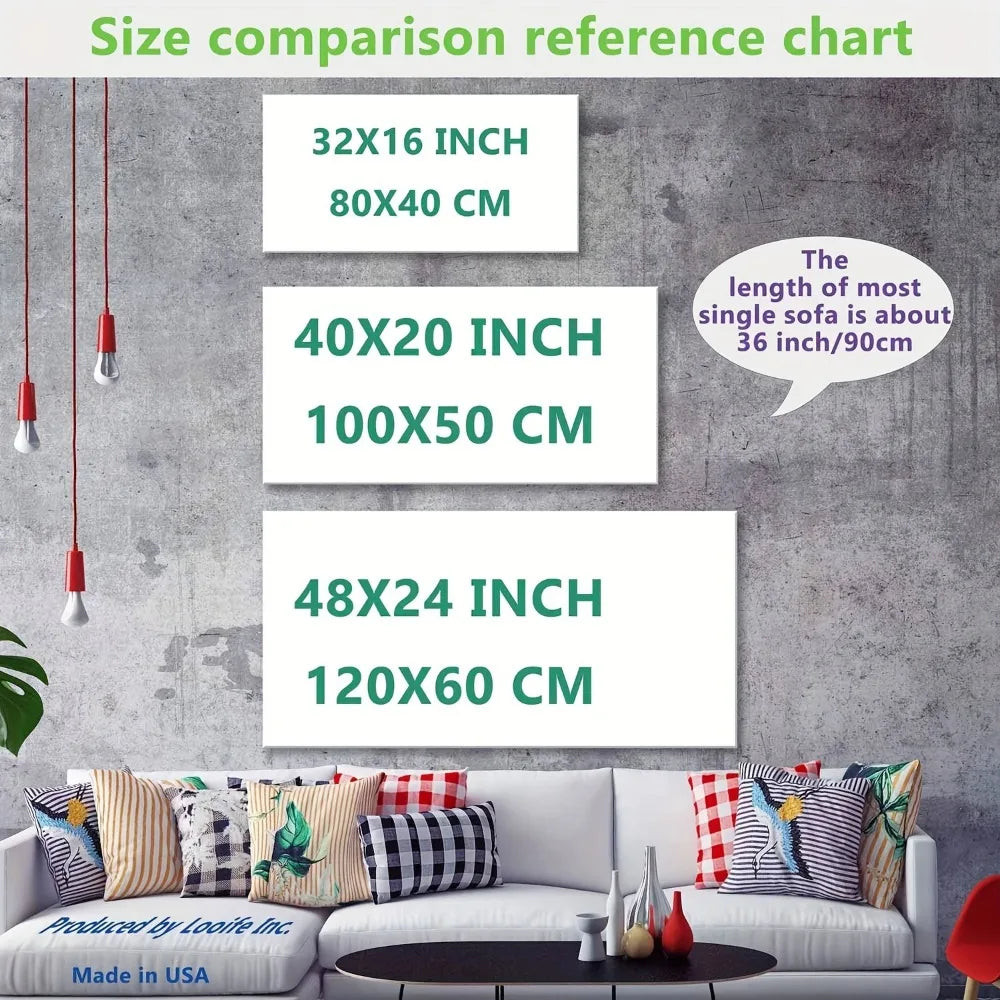 Elegant Large Modern Abstract Canvas Wall Art