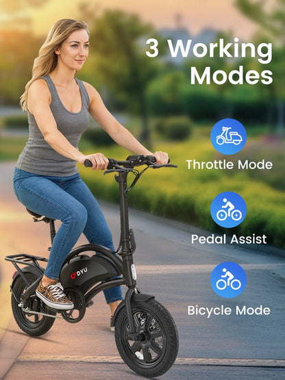 DYU D3F Mini 14" Electric City Bike