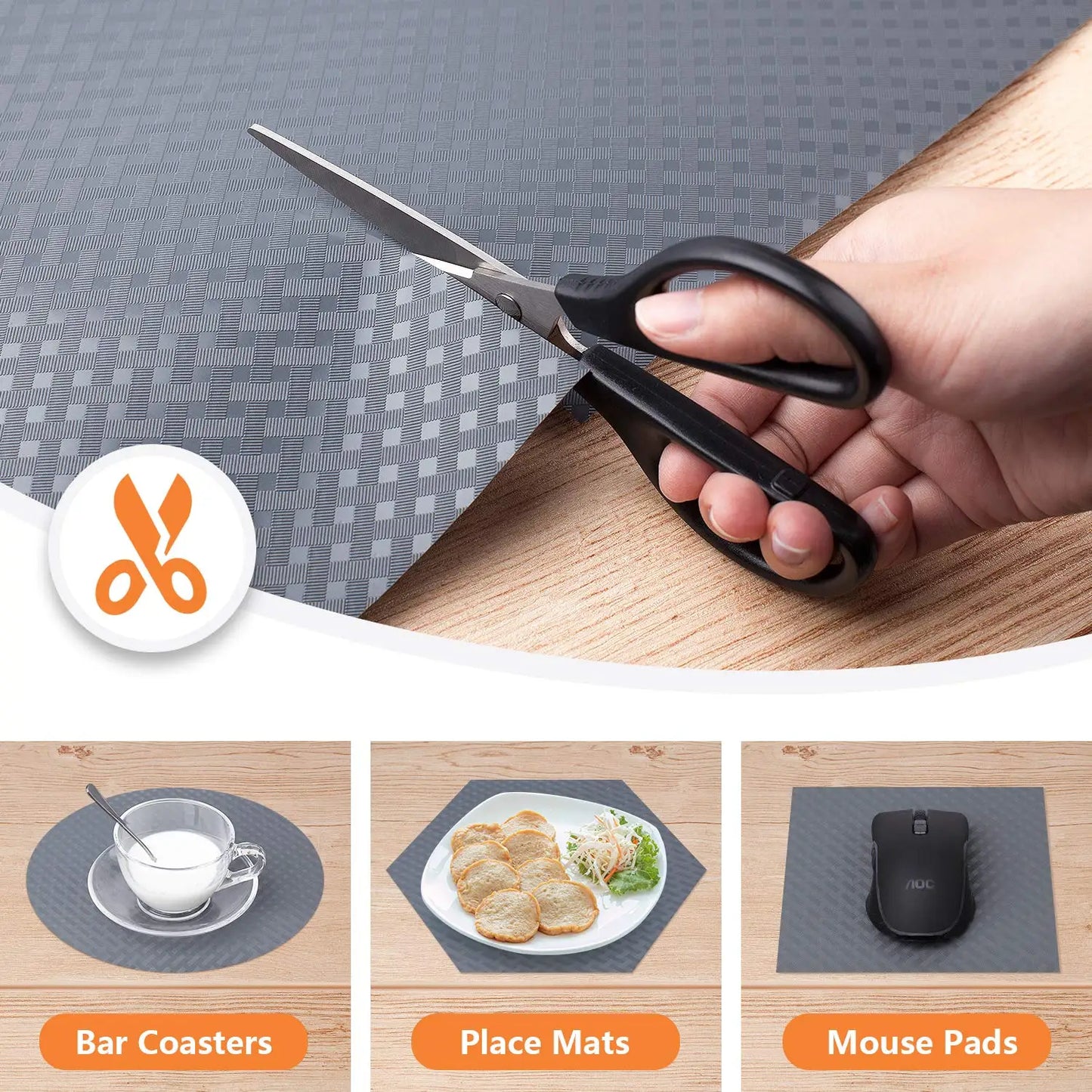 Non-Slip Waterproof Drawer Shelf Liner Kitchen