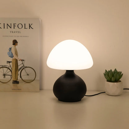 Powered Mushroom LED Lamp – Portable Bedside Accent Light for Bedroom & Office