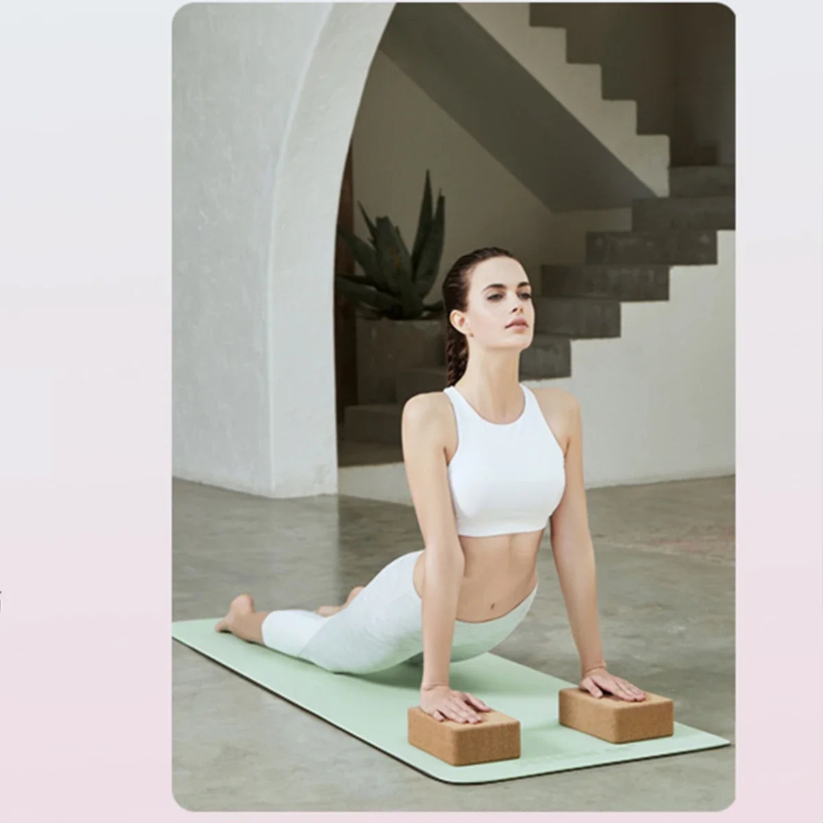 Non-Slip Yoga Mat with Alignment Guide