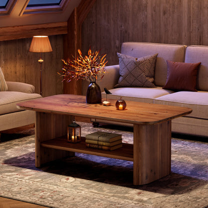 Solid Wood Coffee Table for Living Room