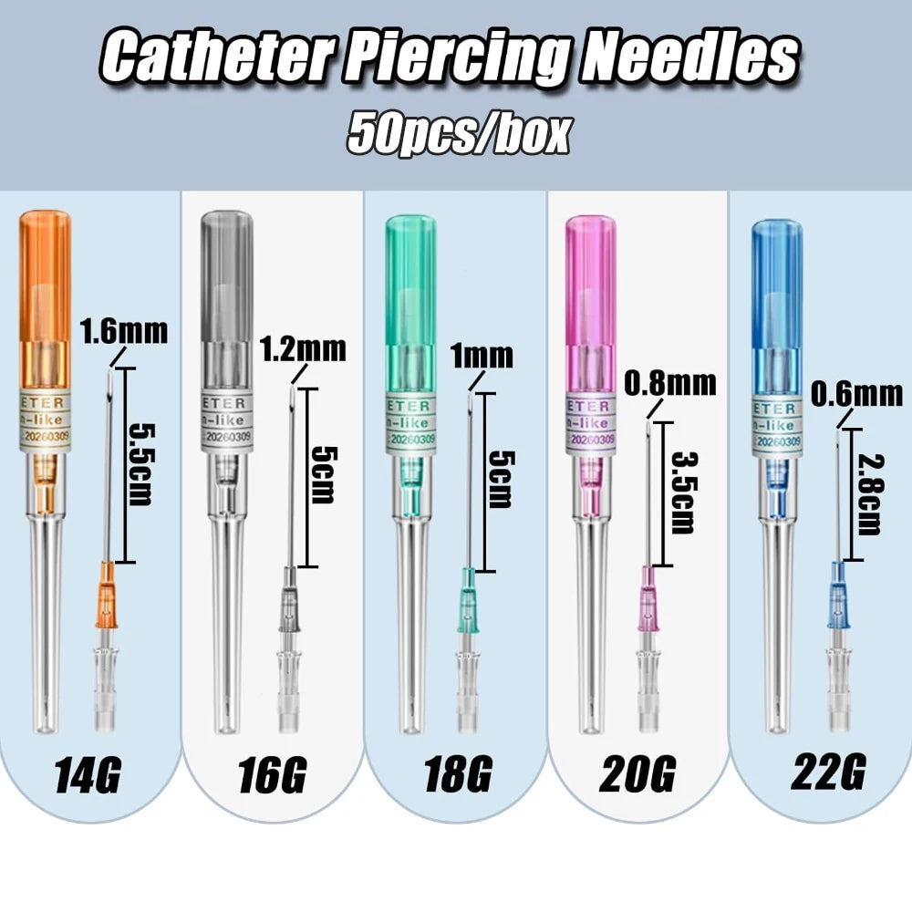 Professional Catheter Body Piercing Needles Set