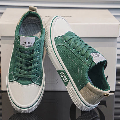 Men's Breathable Canvas Skateboarding Shoes