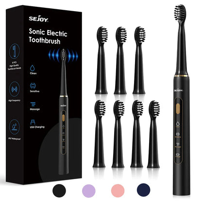 Sonic Electric Toothbrush Rechargeable 3 Modes IPX7