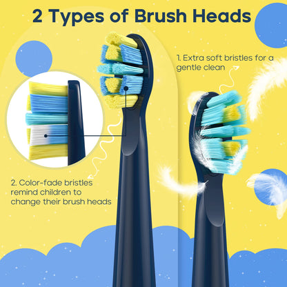 Kids Electric Toothbrush 5 Modes Rechargeable