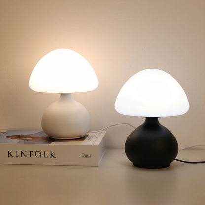 Powered Mushroom LED Lamp – Portable Bedside Accent Light for Bedroom & Office