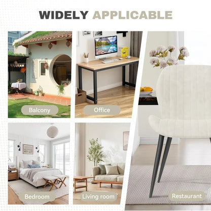 Set of 4 Modern Upholstered Dining Chairs