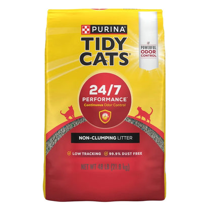 48lb Multi-Cat Non-Clumping Clay Litter Odor