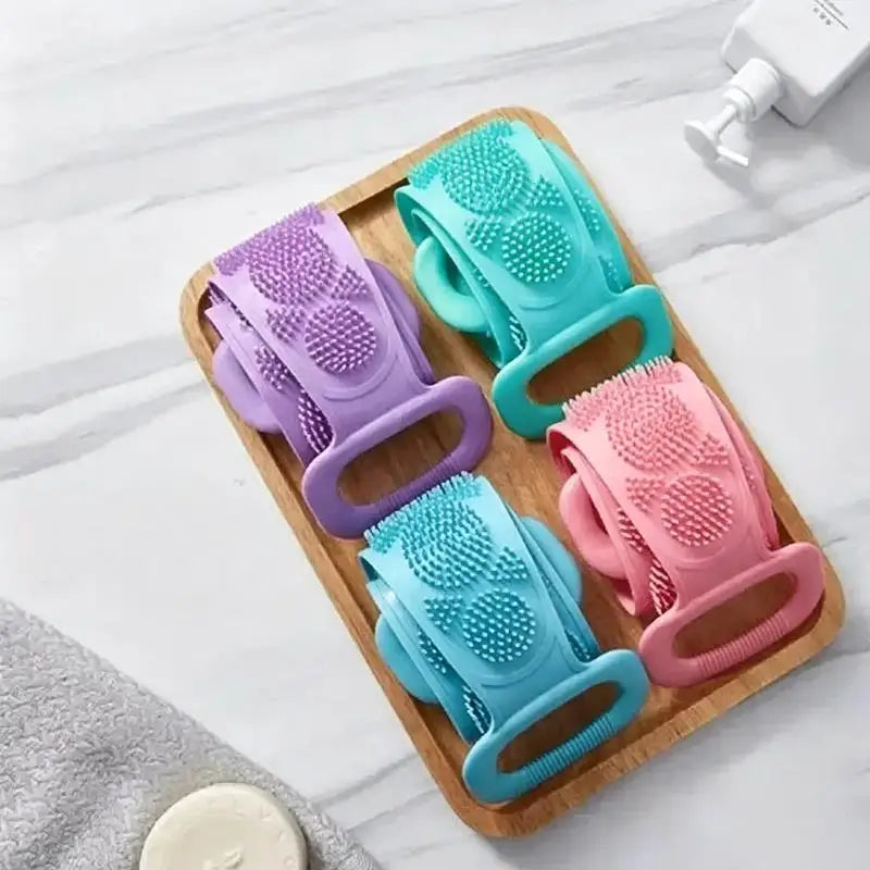 Silicone Back Scrubber Bath Belt