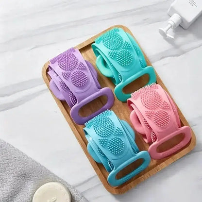 Silicone Back Scrubber Bath Belt