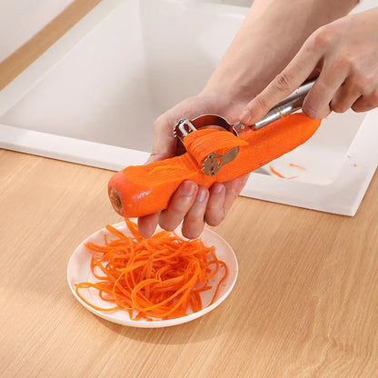3-in-1 Stainless Steel Vegetable Peeler Grater
