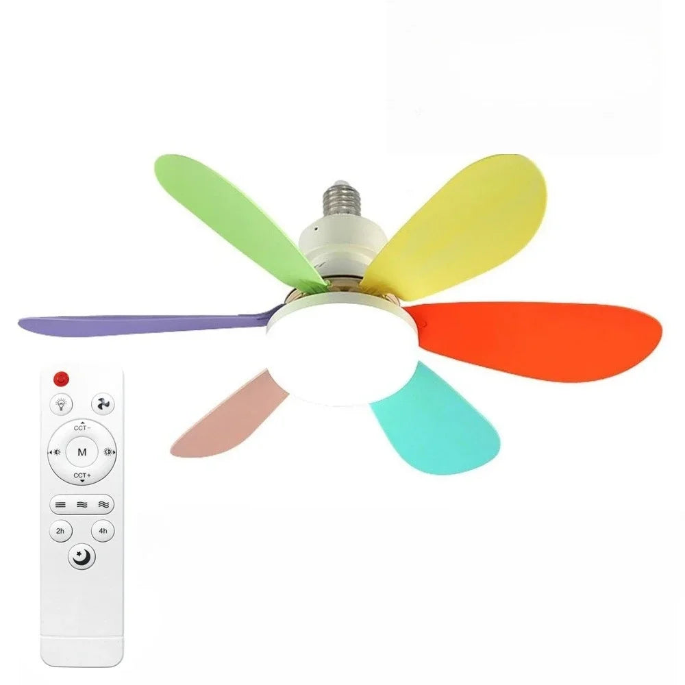 Smart LED Ceiling Fan Light with Remote