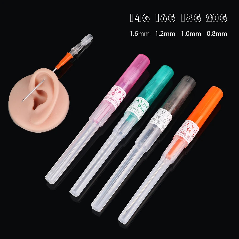 Professional Catheter Body Piercing Needles Set