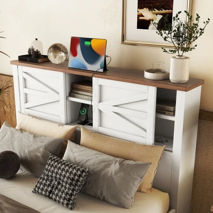 Farmhouse Bedroom Set Bed Nightstand Dresser