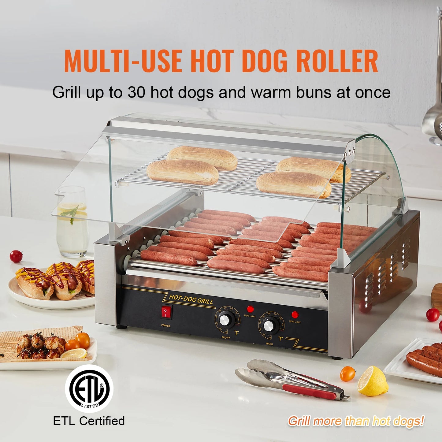 Commercial Hot Dog Roller Grill Machine Electric